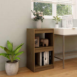 Vidaxl boekenkast 40x30x71,5 cm massief grenenhout honingbruin