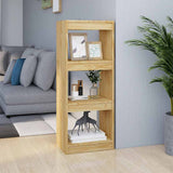 Vidaxl boekenkast kamerscherm 40x30x103,5 cm massief grenenhout