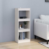 Vidaxl boekenkast kamerscherm 40x30x103,5 cm massief grenenhout wit
