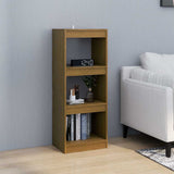 Vidaxl boekenkast kamerscherm 40x30x103,5 cm grenenhout honingbruin