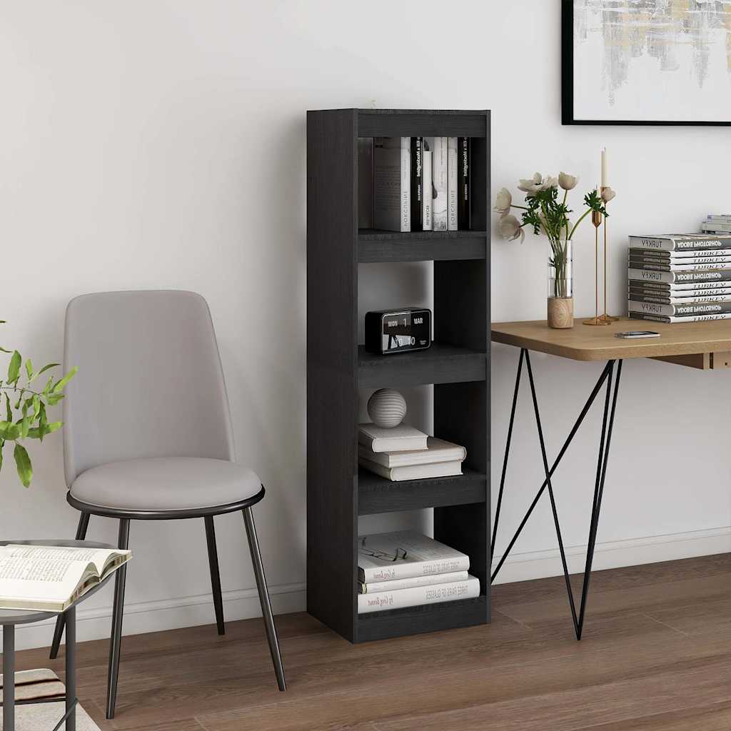 Vidaxl boekenkast kamerscherm 40x30x135,5 cm grenenhout grijs