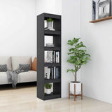 Vidaxl boekenkast kamerscherm 40x30x167,5 cm massief grenenhout grijs