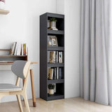 Vidaxl boekenkast kamerscherm 40x30x167,5 cm massief grenenhout grijs