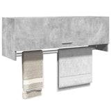 Vidaxl kledingkast 100x32,5x35 cm bewerkt hout betongrijs
