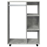Vidaxl kledingkast 80x40x110 cm bewerkt hout betongrijs