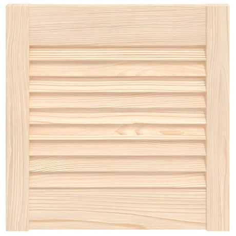 VIDAXL -Schranktür mit Lamellen 39,5 x 39,4 cm Festkiefer