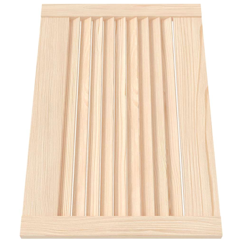 VIDAXL -Schranktür mit Lamellen 39,5 x 59,4 cm Festkiefer