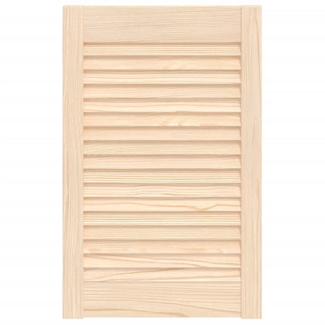 VIDAXL -Schranktür mit Lamellen 61,5 x 39,4 cm Festkiefer