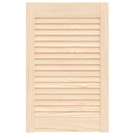 VIDAXL -Schranktür mit Lamellen 61,5 x 39,4 cm Festkiefer