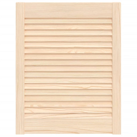 VIDAXL -Schranktür mit Lamellen 61,5 x 49,4 cm Festkiefer