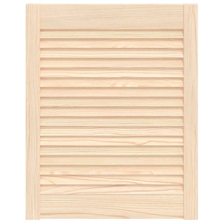 VIDAXL -Schranktür mit Lamellen 61,5 x 49,4 cm Festkiefer