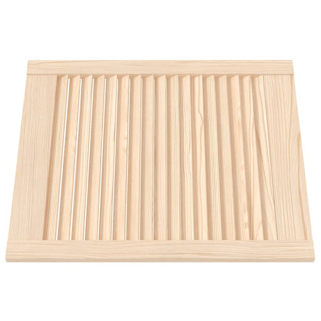 VIDAXL -Schranktüren mit Lamellen 2 PCs 61,5 x 49,4 cm Festkiefer