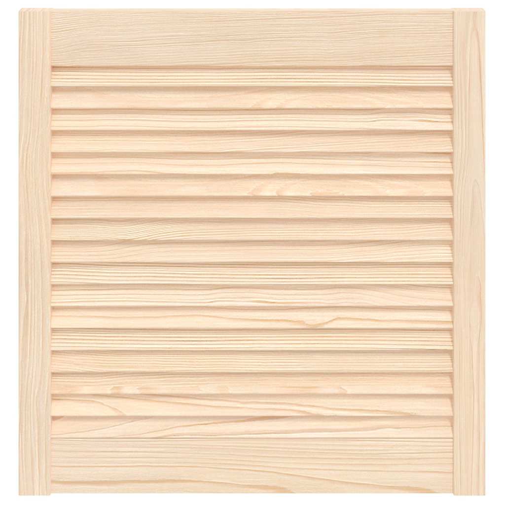 VIDAXL -Schranktür mit Lamellen 61,5 x 59,4 cm Festkiefer