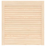 VIDAXL -Schranktür mit Lamellen 61,5 x 59,4 cm Festkiefer