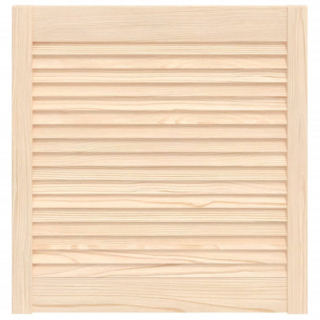 VIDAXL -Schranktür mit Lamellen 61,5 x 59,4 cm Festkiefer
