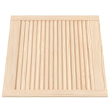 VIDAXL -Schranktür mit Lamellen 61,5 x 59,4 cm Festkiefer