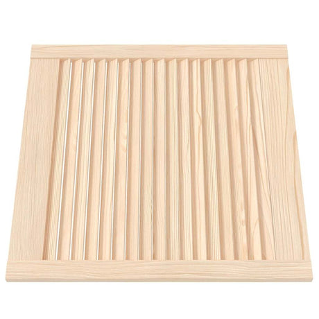 VIDAXL -Schranktüren mit Lamellen 2 PCs 61,5 x 59,4 cm Festkiefer