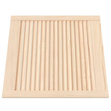 VIDAXL -Schranktüren mit Lamellen 4 -Stcs 61,5 x 59,4 cm Festkiefer