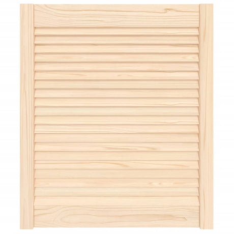 VIDAXL -Schranktür mit Lamellen 69 x 59,4 cm Festkiefer