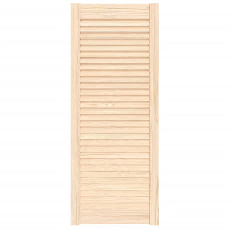 VIDAXL -Schranktür mit Lamellen 99,3 x 39,4 cm Festkiefer
