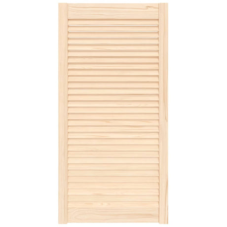 VIDAXL -Schranktür mit Lamellen 99,3 x 49,4 cm Festkiefer
