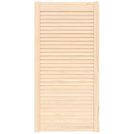 VIDAXL -Schranktür mit Lamellen 99,3 x 49,4 cm Festkiefer