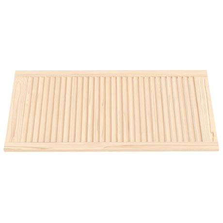 VIDAXL -Schranktür mit Lamellen 99,3 x 49,4 cm Festkiefer