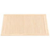VIDAXL -Schranktür mit Lamellen 99,3 x 59,4 cm Festkiefer