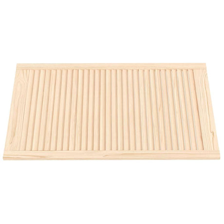 VIDAXL -Schranktür mit Lamellen 99,3 x 59,4 cm Festkiefer