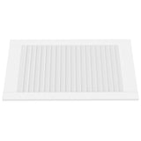VIDAXL -Schranktüren mit Lamellen 4 Stcs 69x39.4 cm Festkiefer weiß weiß