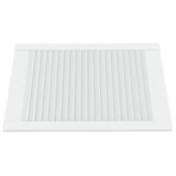 VIDAXL -Schranktüren mit Lamellen 2 PCs 69 x 49,4 cm Festkiefern Weiß weiß