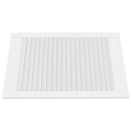 VIDAXL -Schranktüren mit Lamellen 4 Stcs 69x49,4 cm Festkiefer weiß