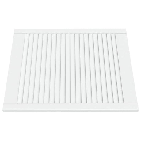 VIDAXL -Schranktüren mit Lamellen 4 Stcs 69x59.4 cm Festkiefern Weiß weiß