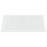 Vidaxl Schranktür mit Lamellen 99,3 x 49,4 cm Festkiefer weiß