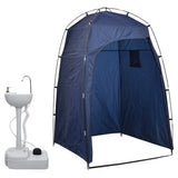 Vidaxl Camping -Wachs mit Zelt tragbar 20 l