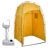 Vidaxl Camping -Wachs mit Zelt tragbar 20 l