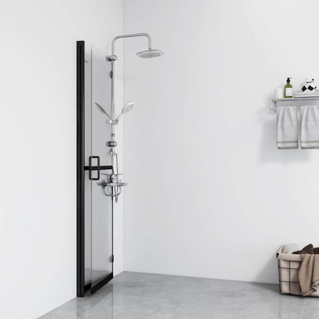 Vidaxl begehete Duschwand zusammenklappbar 80x190 cm ESG-Glas transparent