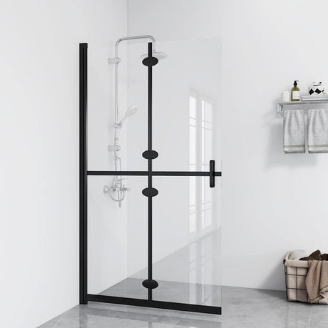 Vidaxl begehete Duschwand zusammenklappbar 80x190 cm ESG-Glas transparent