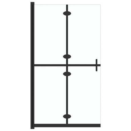 Vidaxl begehete Duschwand zusammenklappbar 110x190 cm ESG-Glas Transparent