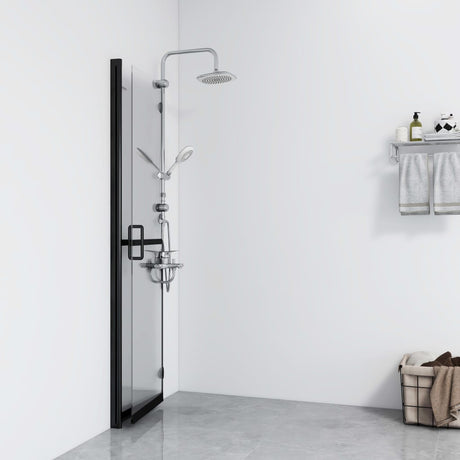 Vidaxl begehete Duschwand zusammenklappbar 120x190 cm ESG-Glas Transparent