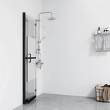 Vidaxl begehete Duschwand zusammenklappbar 100x190 cm ESG-Glas Halfmat