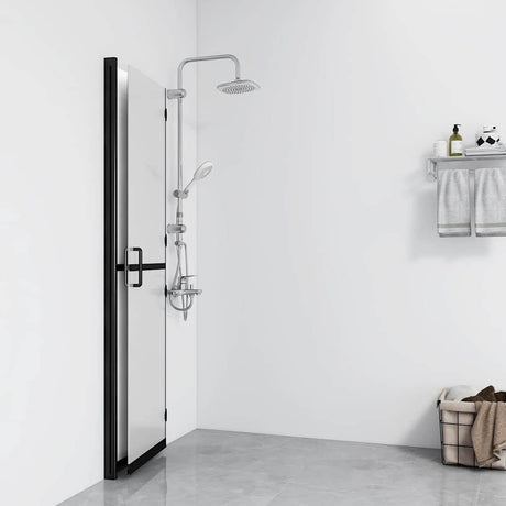 Vidaxl begehete Duschwand zusammenklappbar 70x190 cm ESG-Glas-Matte