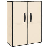 VIDAXL -Schuhschrank 60x28x90 cm Stoffcreme -Colored