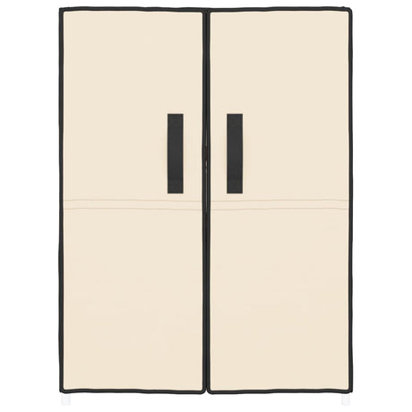 VIDAXL -Schuhschrank 60x28x90 cm Stoffcreme -Colored
