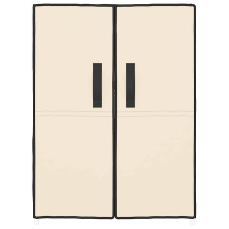 VIDAXL -Schuhschrank 60x28x90 cm Stoffcreme -Colored
