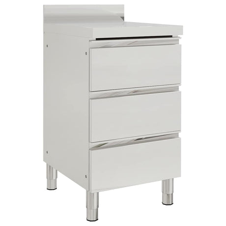 Vidaxx Gewerbeküchenschrank mit 3 Schubladen 50x60x96 cm
