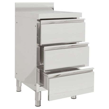 Vidaxx Gewerbeküchenschrank mit 3 Schubladen 50x60x96 cm