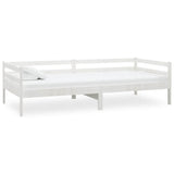 Vidaxl slaapbank massief grenenhout wit 90x200 cm