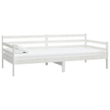 Vidaxl slaapbank massief grenenhout wit 90x200 cm