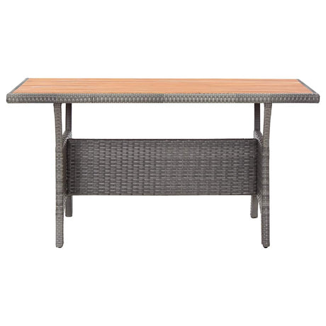Vidaxl tuintafel 120x70x66 cm massief acaciahout grijs